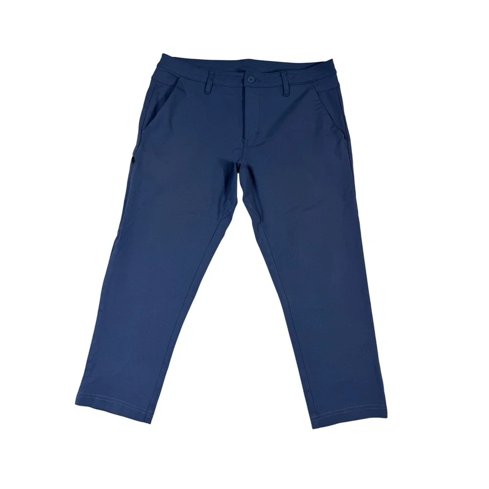 BYLT Premium Basics Everyday Pant 2.0 Navy Blue Skinny Fit Mens Size 38